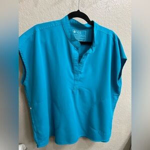 Figs scrub top teal Rafaela XL